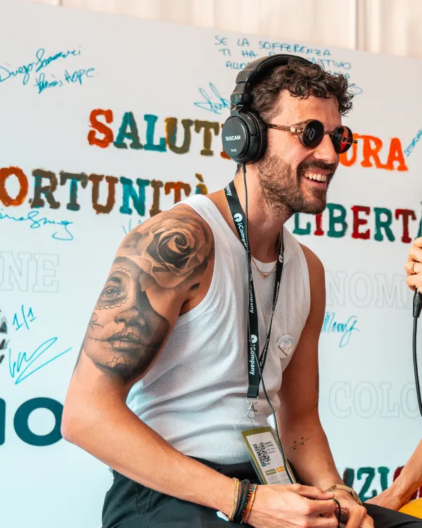 Giuseppe Lo Giudici che sorride