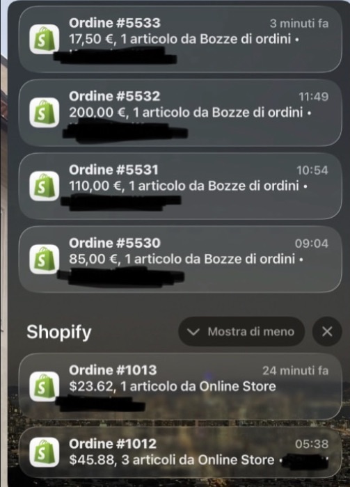 Schermata del messaggio di Sausly